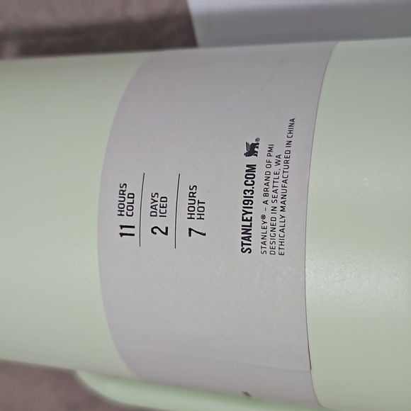 Stanley 40 oz Stainless steel H2.0 Flows tates Quencher Tumbler Rare Mint Color - Picture 7 of 9